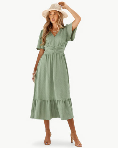 Renée | Chic V-Neck Dress