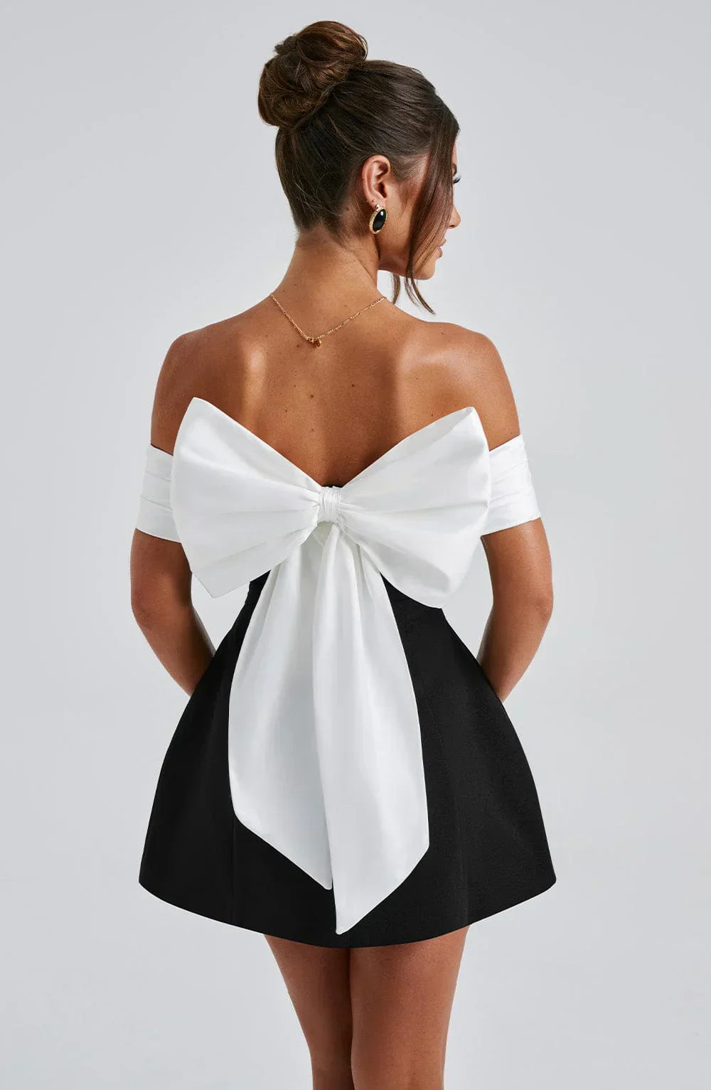 Laluna® | Black & White Mini Dress