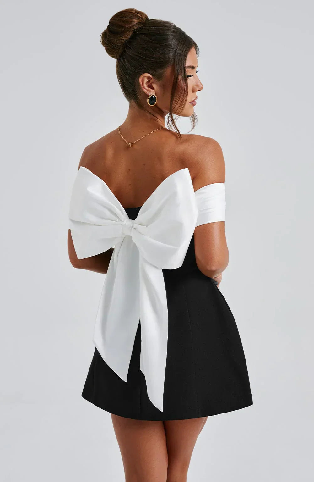 Laluna® | Black & White Mini Dress