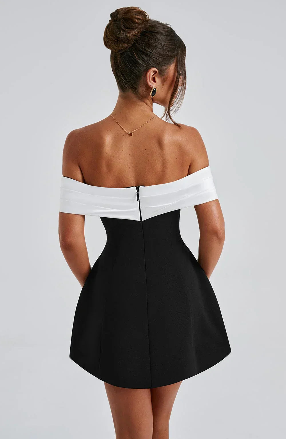 Laluna® | Black & White Mini Dress