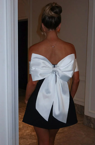 Laluna® | Black & White Mini Dress