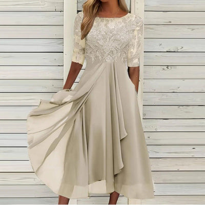 Laluna® | Elegant Summer Dress with Chic Neckline