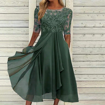 Laluna® | Elegant Summer Dress with Chic Neckline