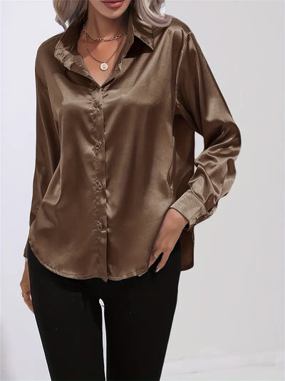 LALUNA® | Luxurious Satin Blouse