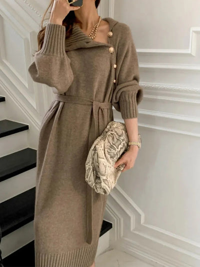 LALUNA® | CHIC TURTLENECK DRESS