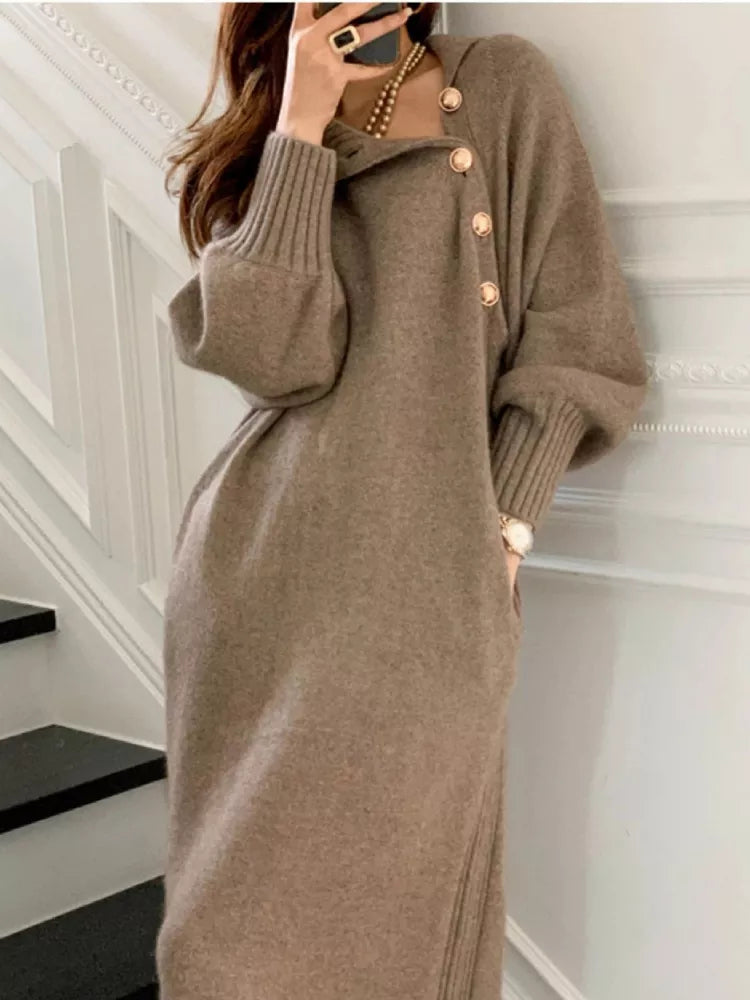 LALUNA® | CHIC TURTLENECK DRESS