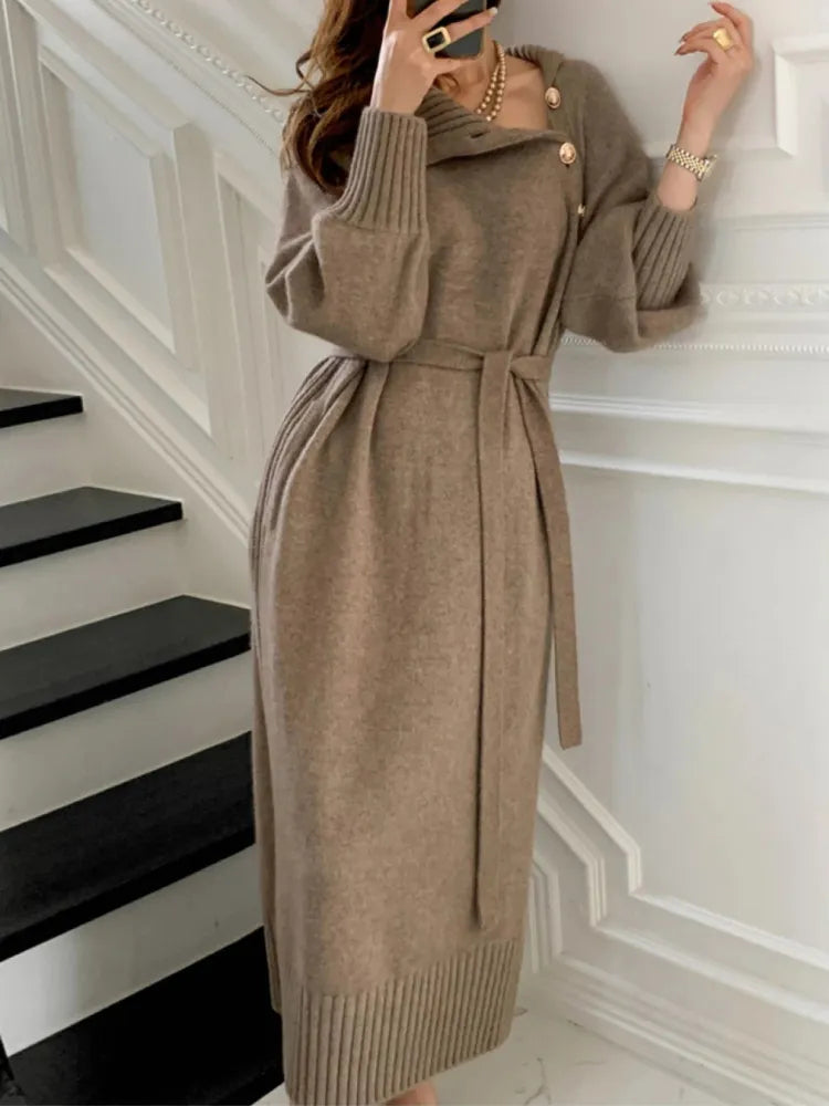 LALUNA® | CHIC TURTLENECK DRESS
