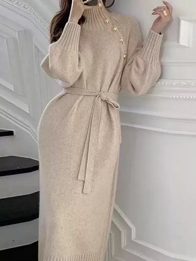 LALUNA® | CHIC TURTLENECK DRESS