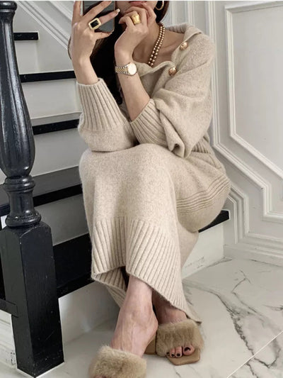 LALUNA® | CHIC TURTLENECK DRESS