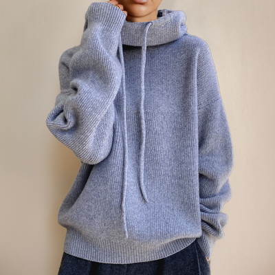 Laluna® Merino Wool Turtleneck Sweater