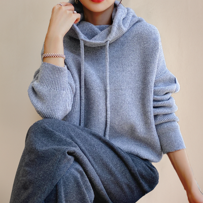 Laluna® Merino Wool Turtleneck Sweater