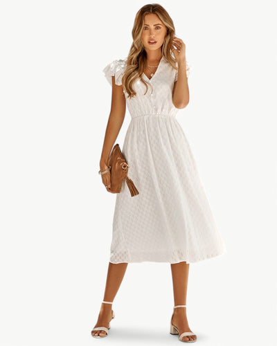 Lara | V-Neck Midi Dress