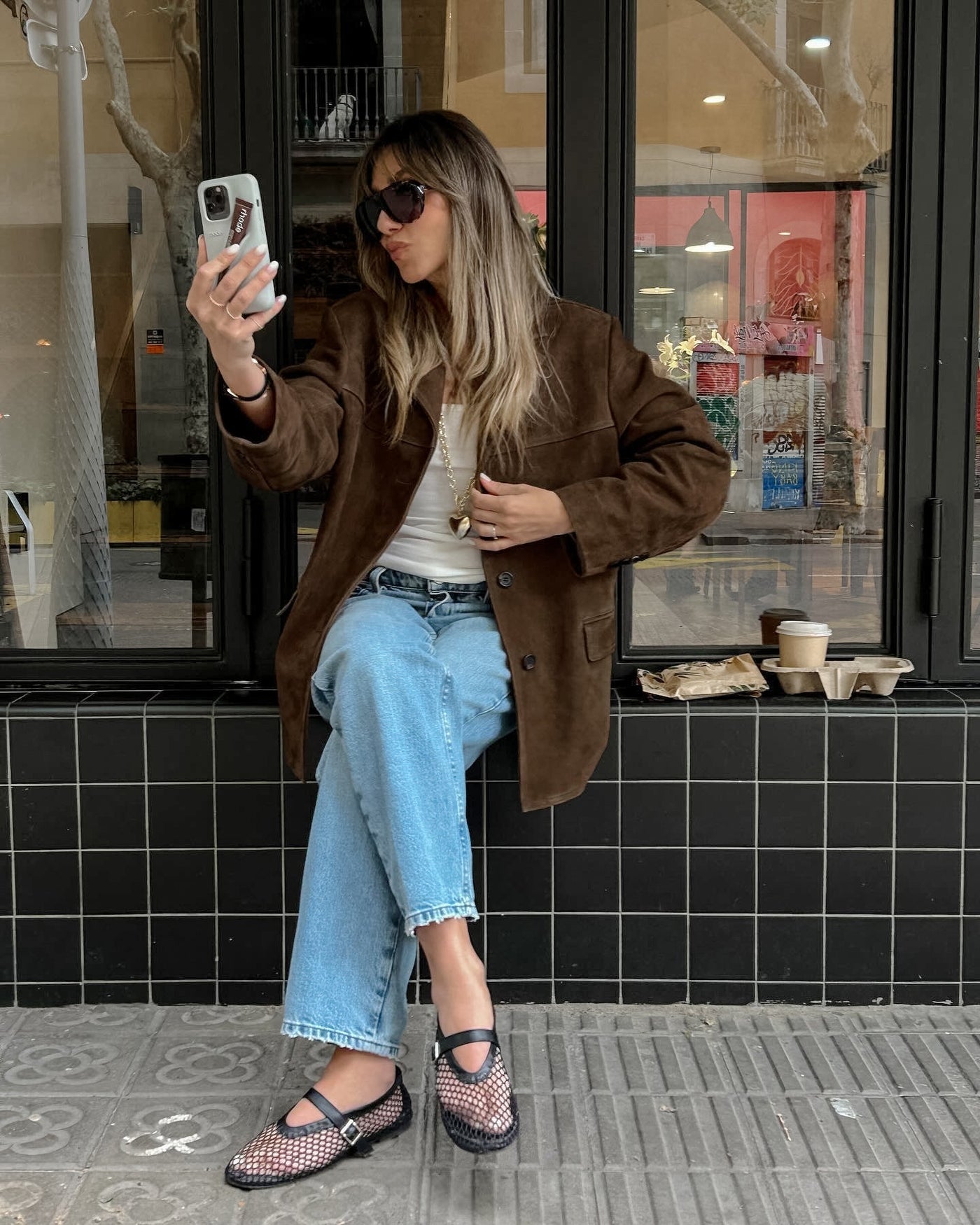 LALUNA® | Suede Blazer Jacket