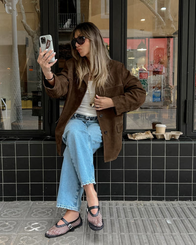 LALUNA® | Suede Blazer Jacket