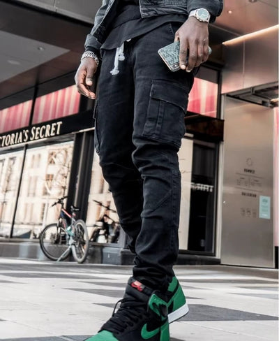 Laluna® | Elastic Cargo Street Jeans