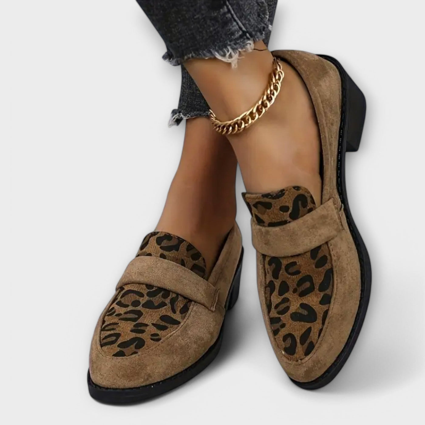 Karla - Chic Leopard Print Women's Footwear
