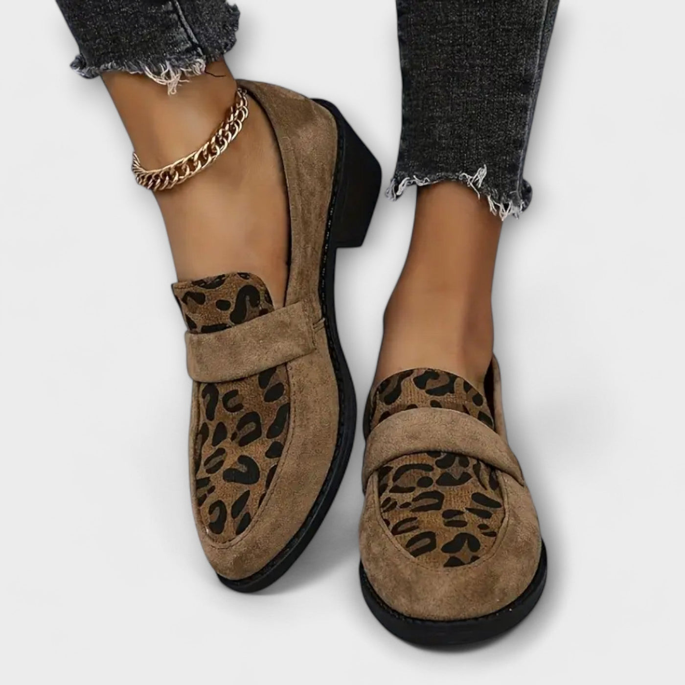Karla - Chic Leopard Print Women's Footwear