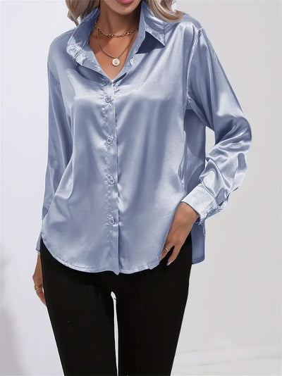 LALUNA® | Luxurious Satin Blouse
