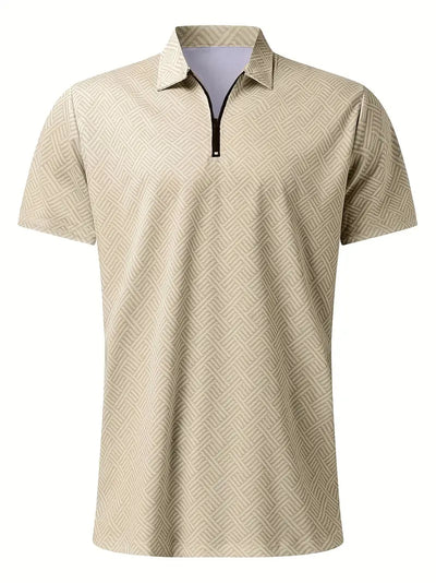 V-Neck Zippered Ensemble