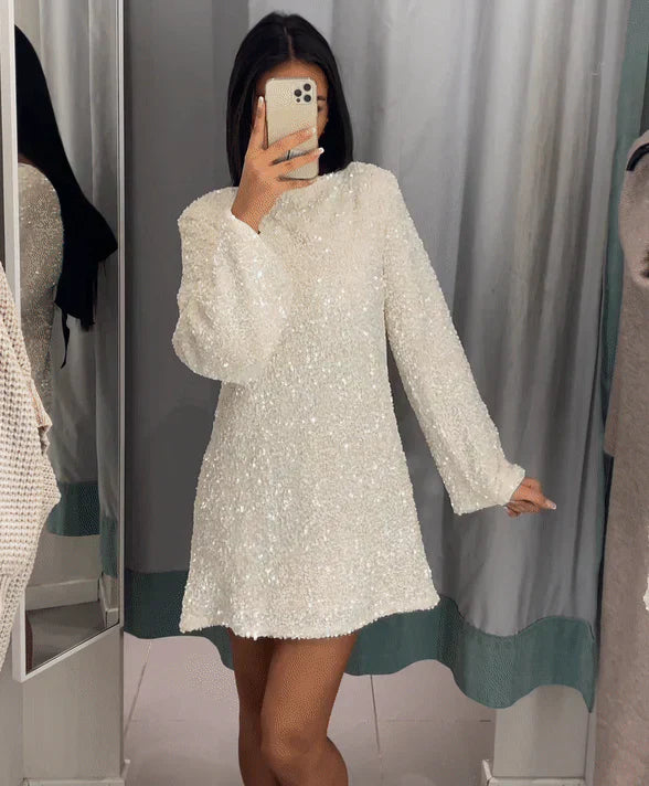 LALUNA® | SPARKLING GLITTER DRESS