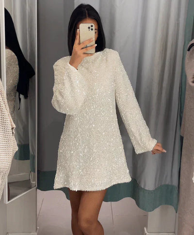 LALUNA® | SPARKLING GLITTER DRESS