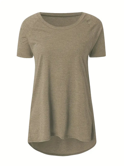 Laluna® Round Neck Short Sleeve T-Shirt