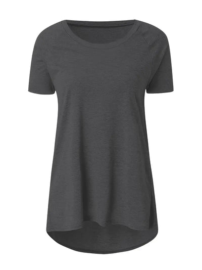 Laluna® Round Neck Short Sleeve T-Shirt