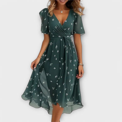 Laluna® | V-Neck Women's Dress