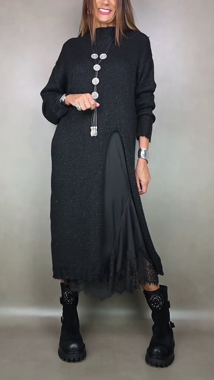 Laluna® | Complete Stylish Outfit (Long Sweater + Dress)
