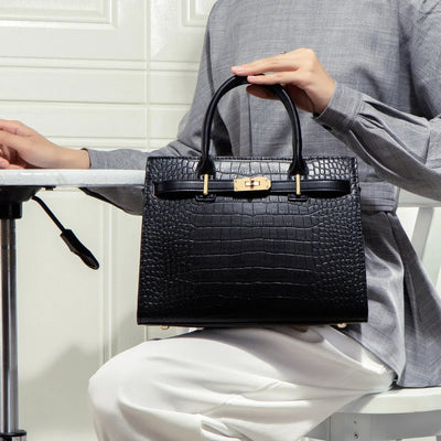 Laluna® | Allure Crocodile-Patterned Bag
