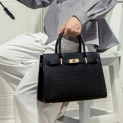 Laluna® | Allure Crocodile-Patterned Bag