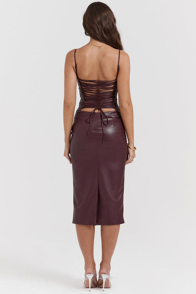 Laluna® | Premium Leather Dress