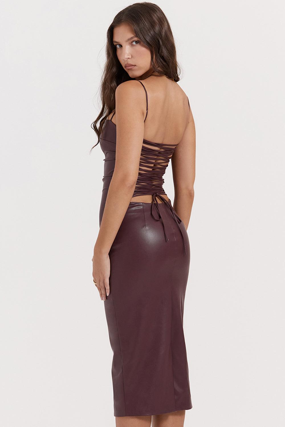 Laluna® | Premium Leather Dress