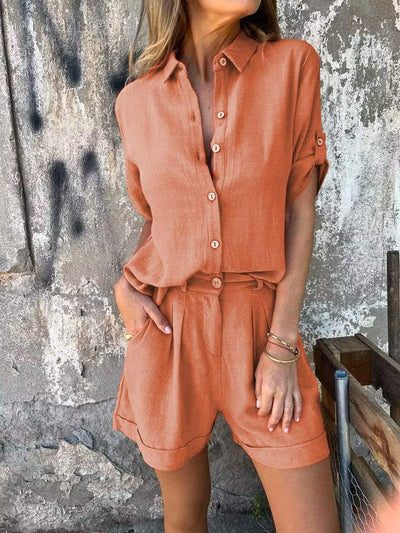 Laluna® | 2-Piece Linen & Cotton Spring/Summer Ensemble