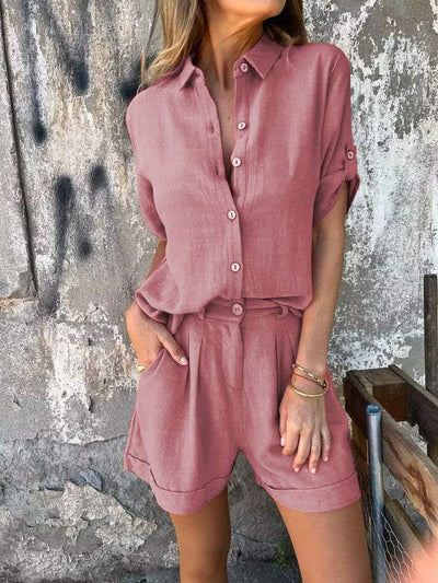 Laluna® | 2-Piece Linen & Cotton Spring/Summer Ensemble