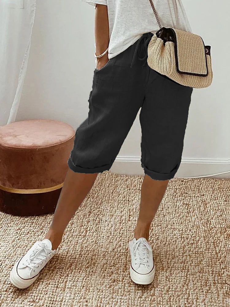Nienke | Women's Cotton Linen Shorts - Buy One, Get One FREE!