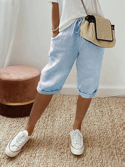 Nienke | Women's Cotton Linen Shorts - Buy One, Get One FREE!