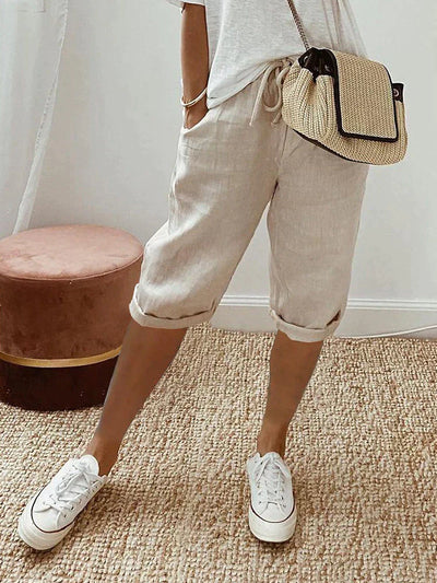 Nienke | Women's Cotton Linen Shorts - Buy One, Get One FREE!