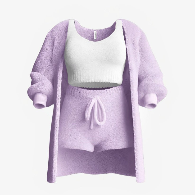 LALUNA® | Cozy 3-Piece Sleepwear Set