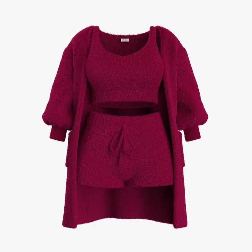 LALUNA® | Cozy 3-Piece Sleepwear Set