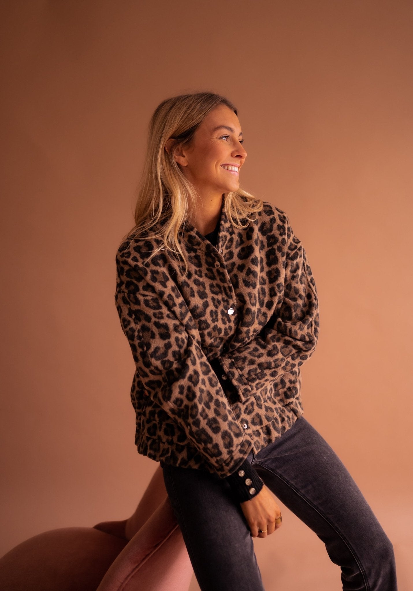 Laluna® | Stylish Leopard Print Jacket