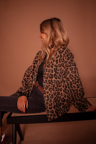 Laluna® | Stylish Leopard Print Jacket
