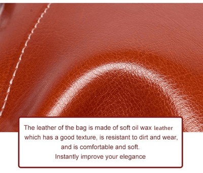 Vintage-Inspired Leather Crossbody Bag™ | Chic Shoulder Purse