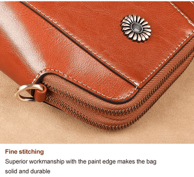 Vintage-Inspired Leather Crossbody Bag™ | Chic Shoulder Purse