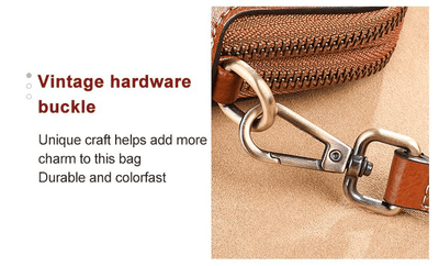 Vintage-Inspired Leather Crossbody Bag™ | Chic Shoulder Purse