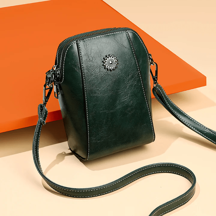 Vintage-Inspired Leather Crossbody Bag™ | Chic Shoulder Purse