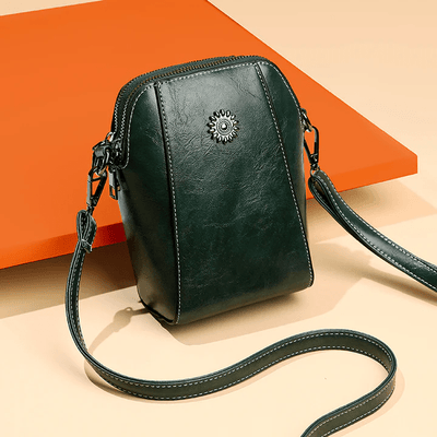 Vintage-Inspired Leather Crossbody Bag™ | Chic Shoulder Purse