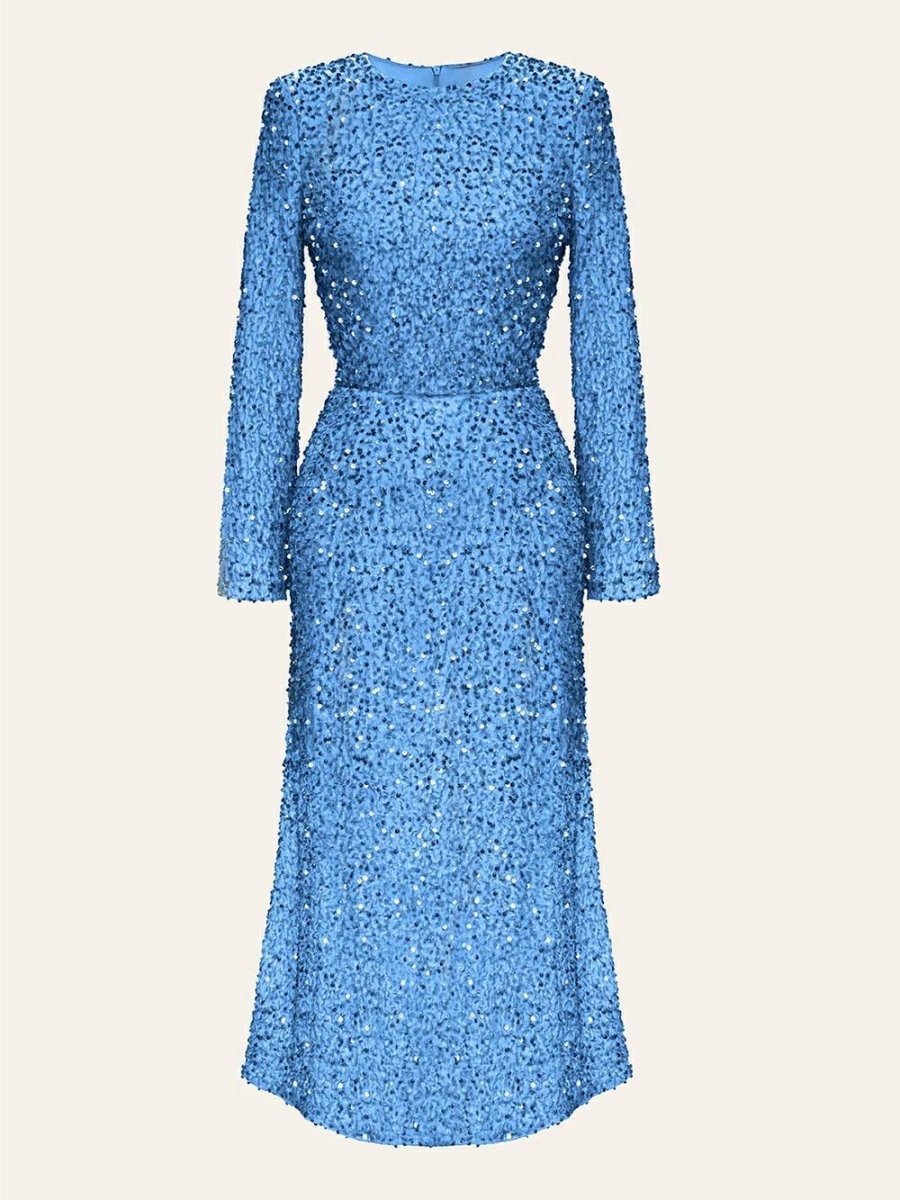 LALUNA® | Sequin-Embellished Midi Dress
