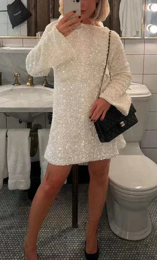 LALUNA® | SPARKLING GLITTER DRESS