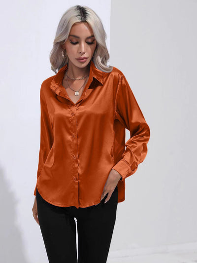 LALUNA® | Luxurious Satin Blouse